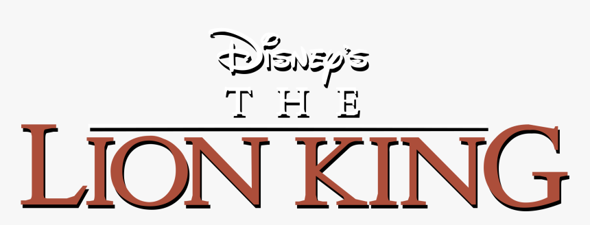 Disney S The Lion King Logo Png Transparent - Calligraphy, Png Download