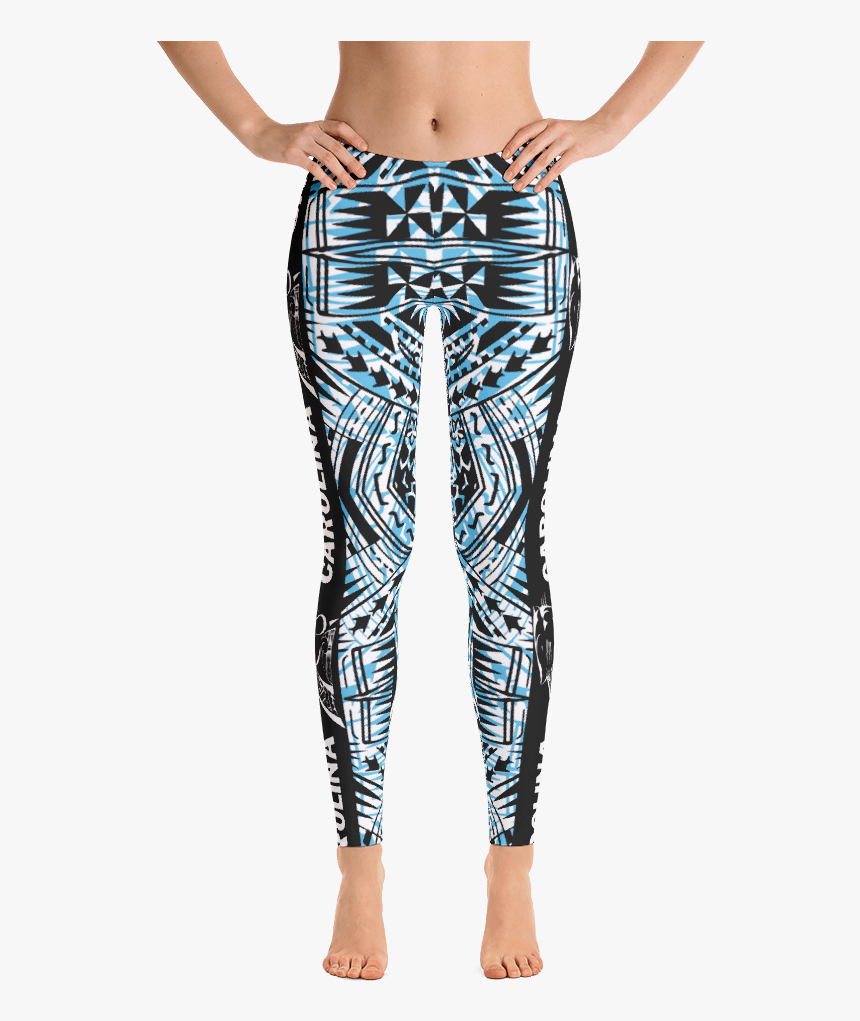 Carolina Panthers Leggings - Samoan Tribal Steelers Logo, HD Png Download