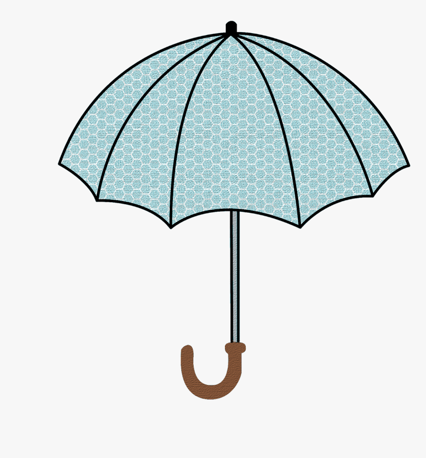 Transparent Beach Umbrella Clipart - Desenho De Guarda Chuva Aberto, HD Png Download