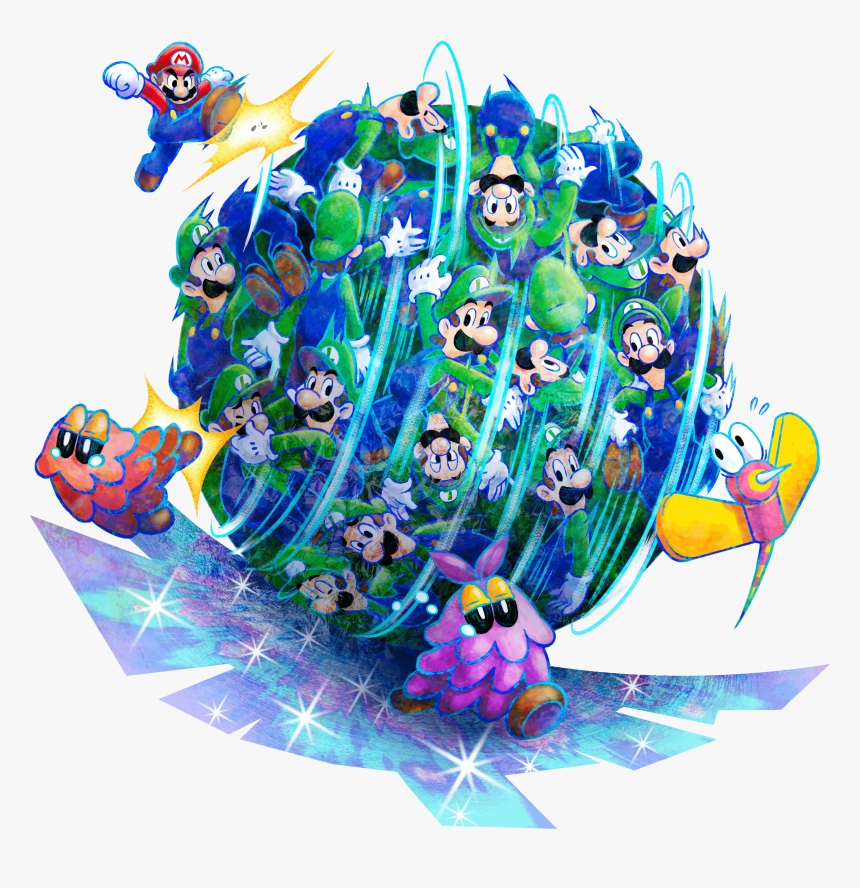 Mario & Luigi Dream Team Power, HD Png Download