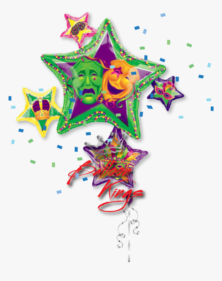 Transparent Mardi Gras Png - Balloon Mardi Gras Comedy, Png Download