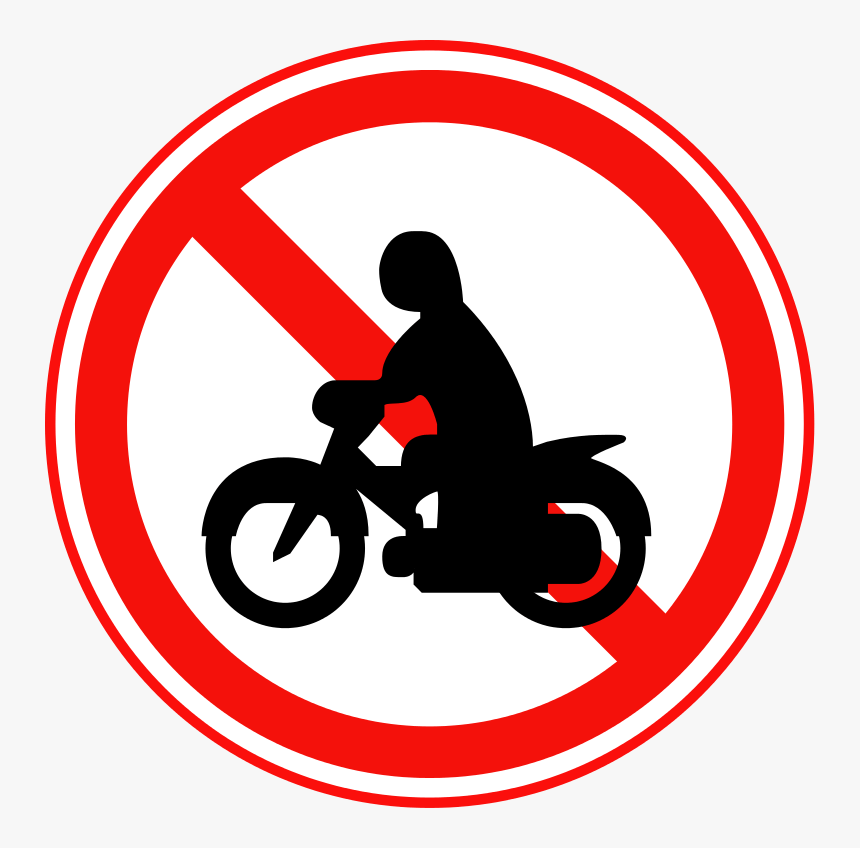 Entrada Prohibida A Motocicletas Korea - Traffic Sign, HD Png Download