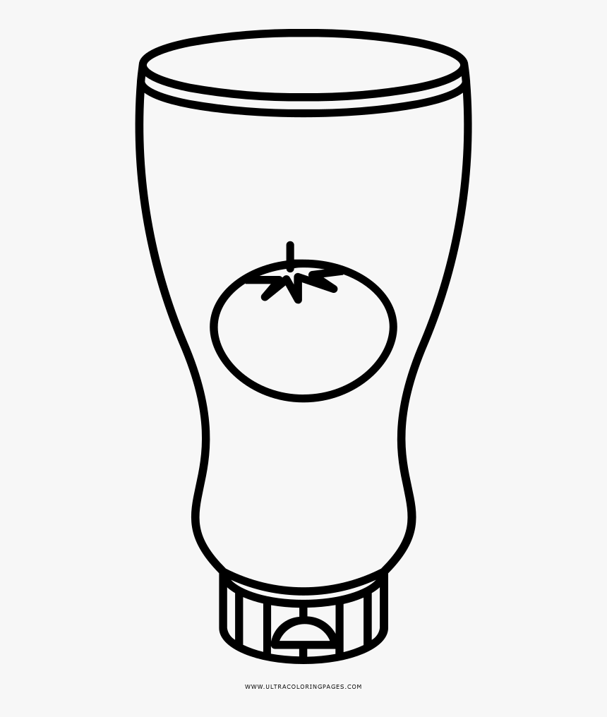 Dibujo De Prohibido Para Colorear Ultra Coloring Pages - Salsa De Tomates Para Colorear, HD Png Download