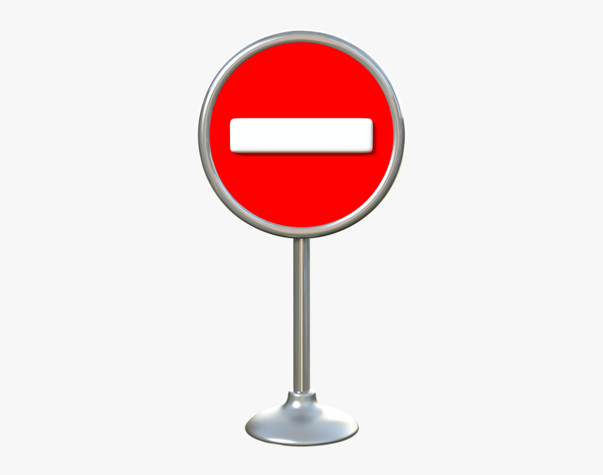 Señal De Prohibido - Señal De Tráfico Png, Transparent Png