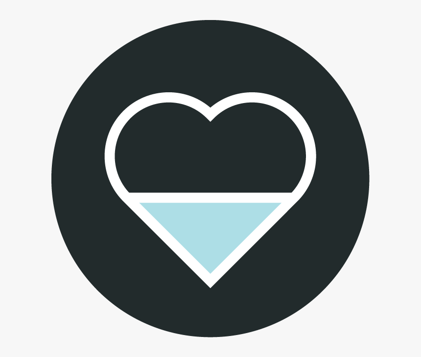Transparent Heartbeat Png - Heart Icon Red Circle, Png Download