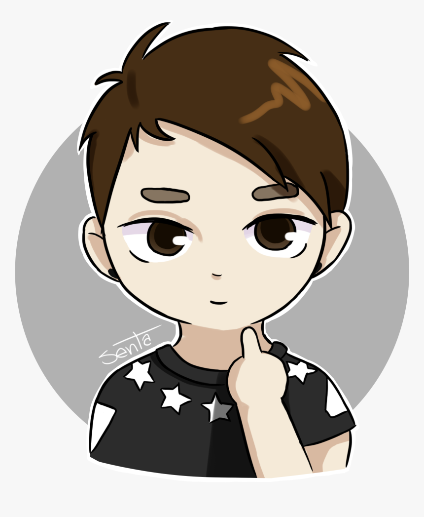 Cartoon Girl Face Clip Art - Dan And Phil Art, HD Png Download