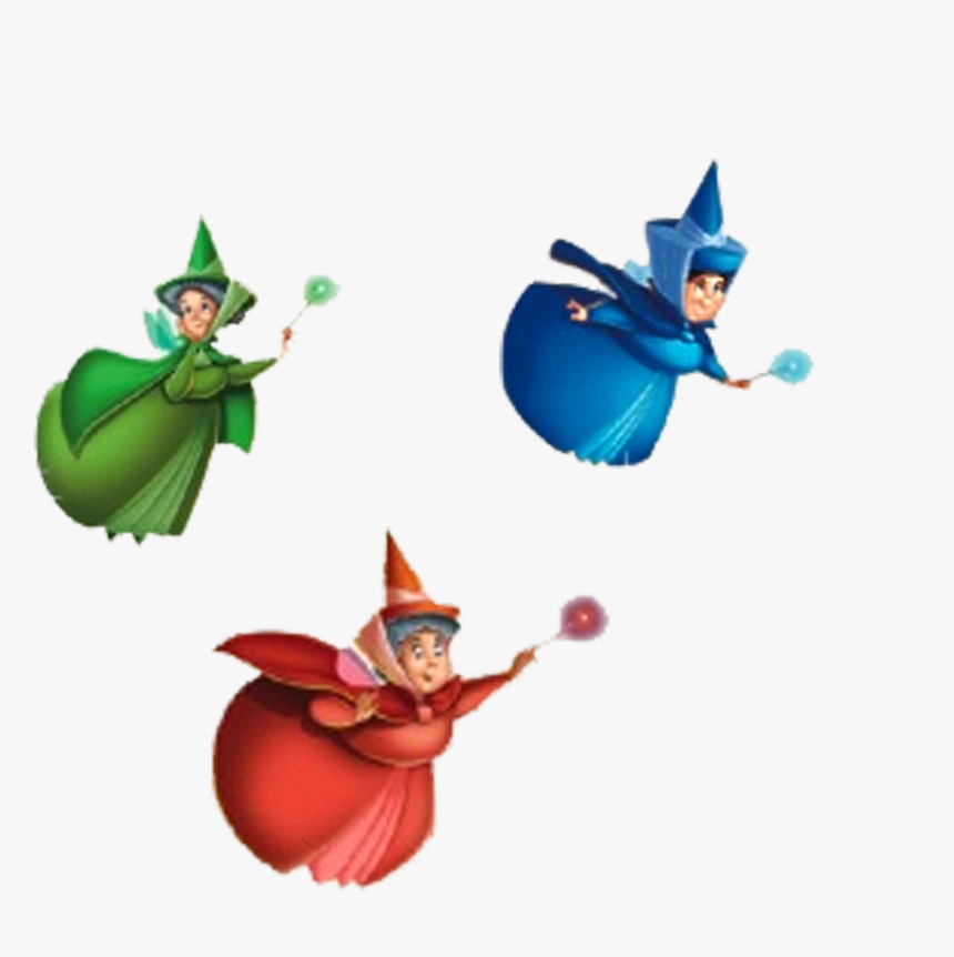 Flora Fauna And Merryweather - Flora Fauna And Merryweather Png, Transparent Png