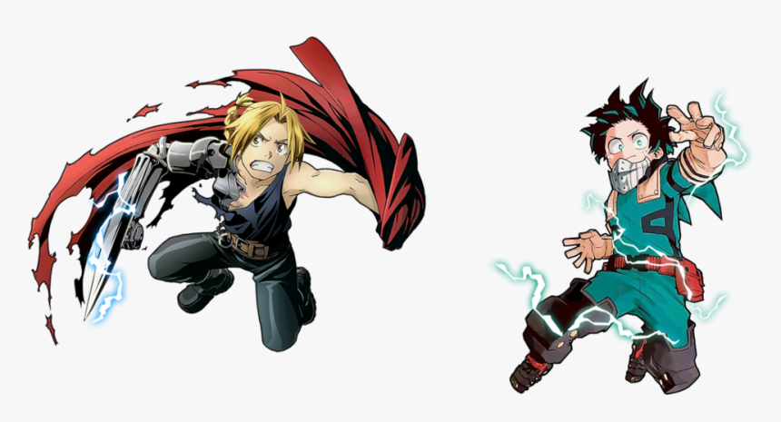 No Caption Provided - Izuku Midoriya Vs Edward Elric, HD Png Download