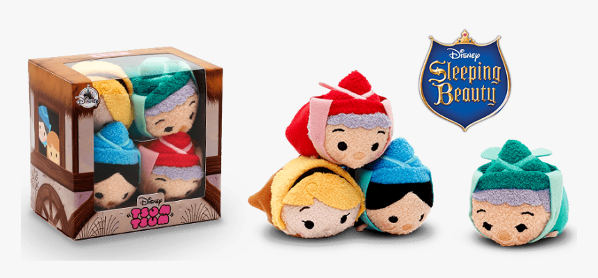 Sleeping Beauty Tsum Tsum Set, HD Png Download