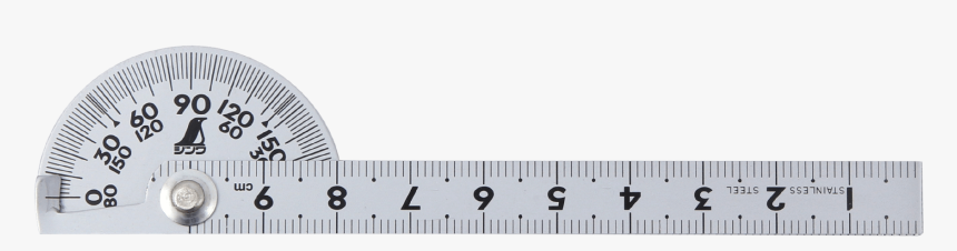 Shinwa Mini Protractor - Gauge, HD Png Download