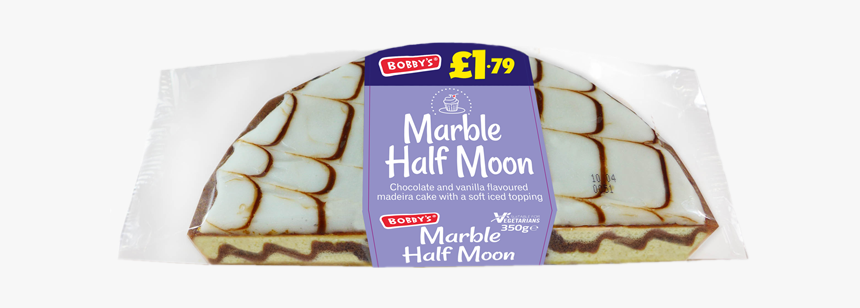 Marble Half Moon - Half Moon Marble Cake, HD Png Download