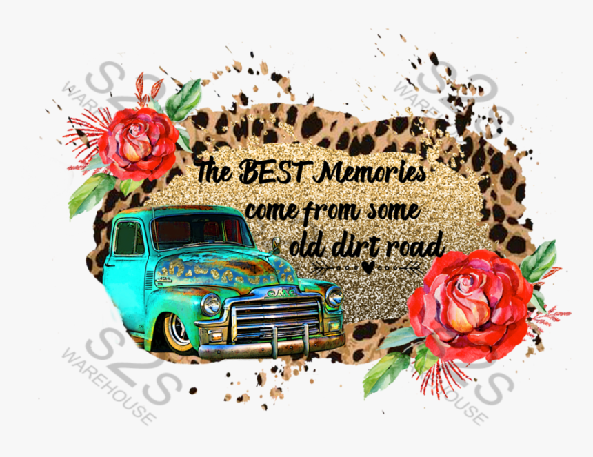 Dirt Road Truck - Rose, HD Png Download