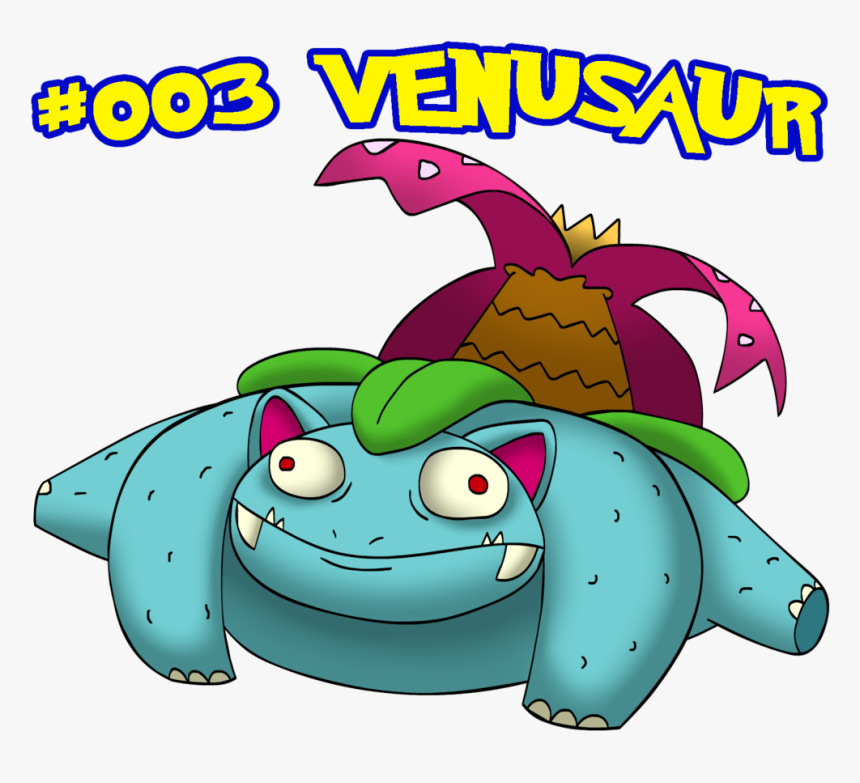 Venusaur - Cartoon - Cartoon, HD Png Download