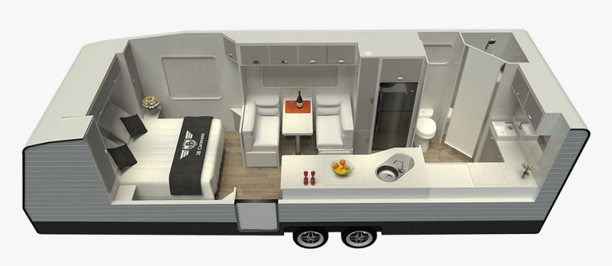Caravan Dimensions, HD Png Download
