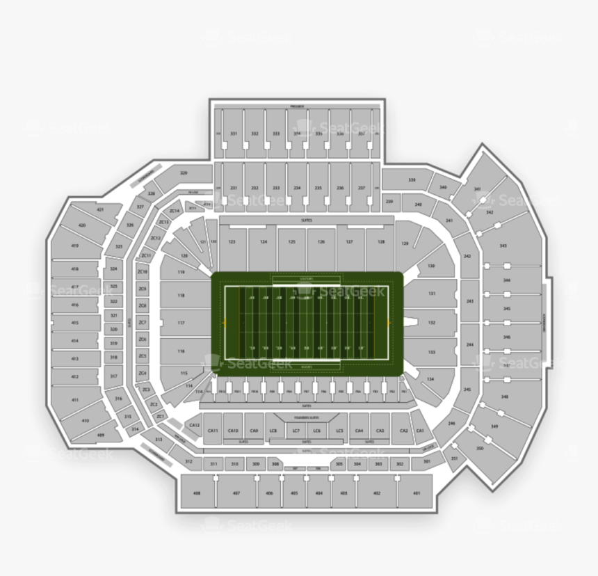 Transparent Lsu Clipart - Section 338 Kyle Field, HD Png Download