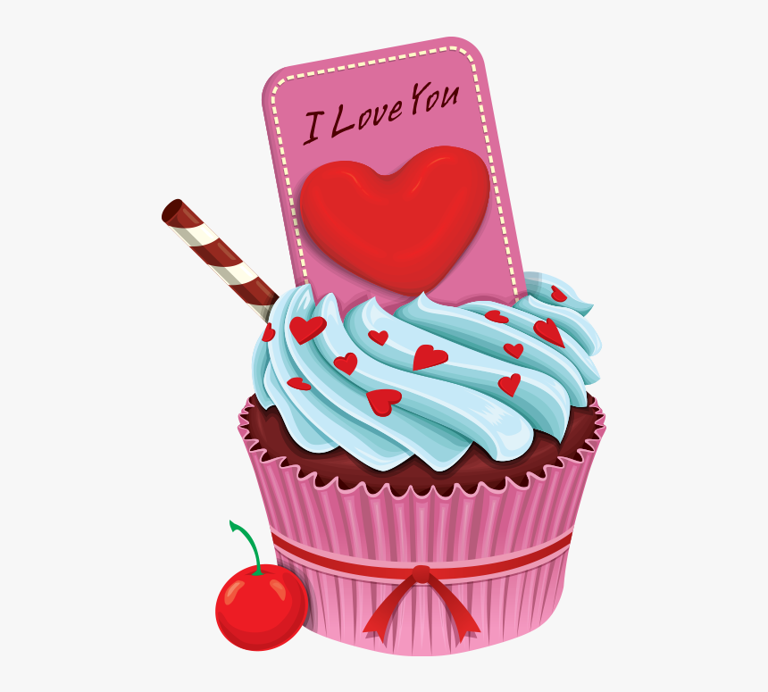 Vintage Cupcake Poster, HD Png Download