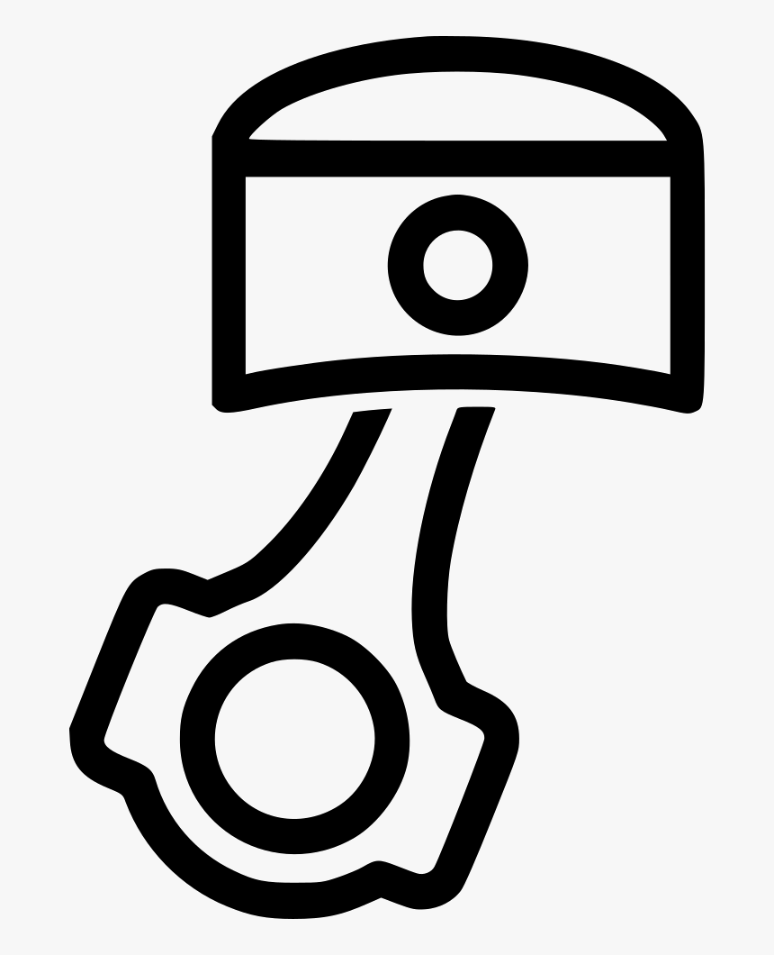 Piston - Car Parts Font Png, Transparent Png