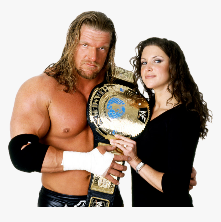 Triple H And Stephanie Mcmahon Wwe Champions, Wwe Wrestlers, - Wwe Triple H Champion, HD Png Download