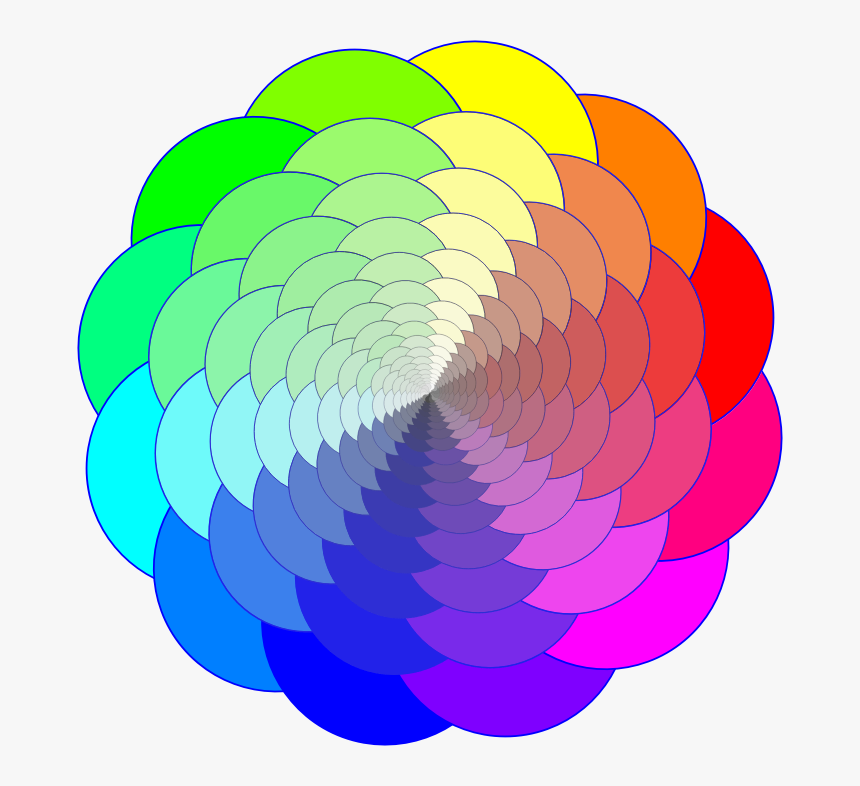 Colorful Shape Geometric Progression - Geometric Shape, HD Png Download