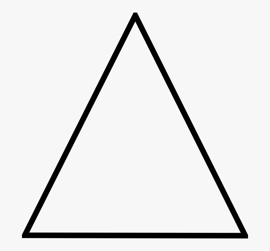 Triangle, Geometric, Shape - Transparent Background Triangle Clipart, HD Png Download