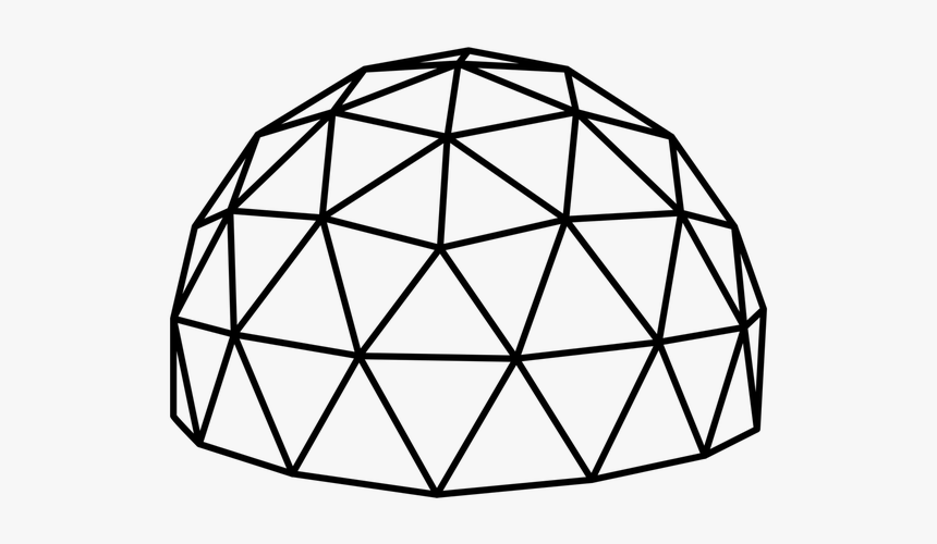Is There A Single - Geodesic Dome Clipart, HD Png Download