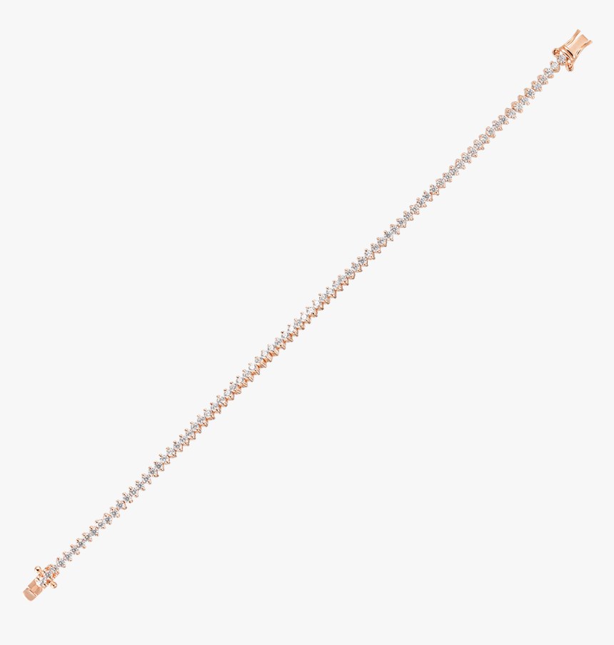 Josephine Delicate Rose Gold Tennis Bracelet - Gold Geometric Rose Gold Shapes Png, Transparent Png