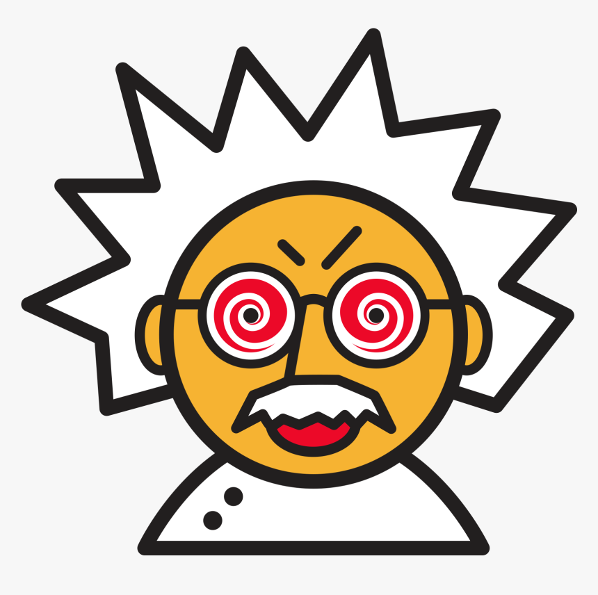 Mad-scientist - Balloon Burst Clipart Popped Balloon, HD Png Download