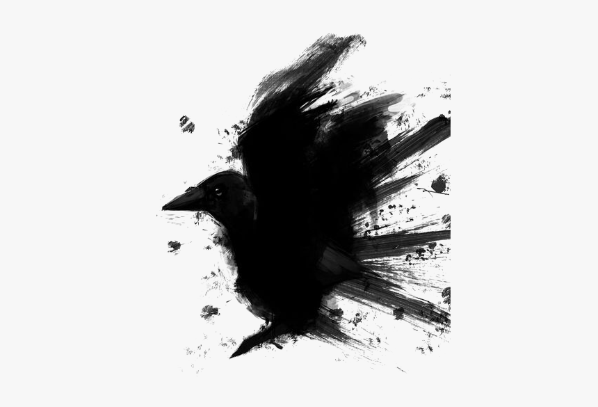 Tattoo Artist Common Raven Black And Gray Tattoo Ink, HD Png Download