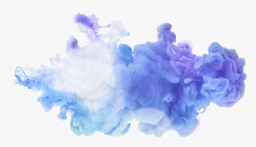 Blue Ink Cloud Transparent, HD Png Download