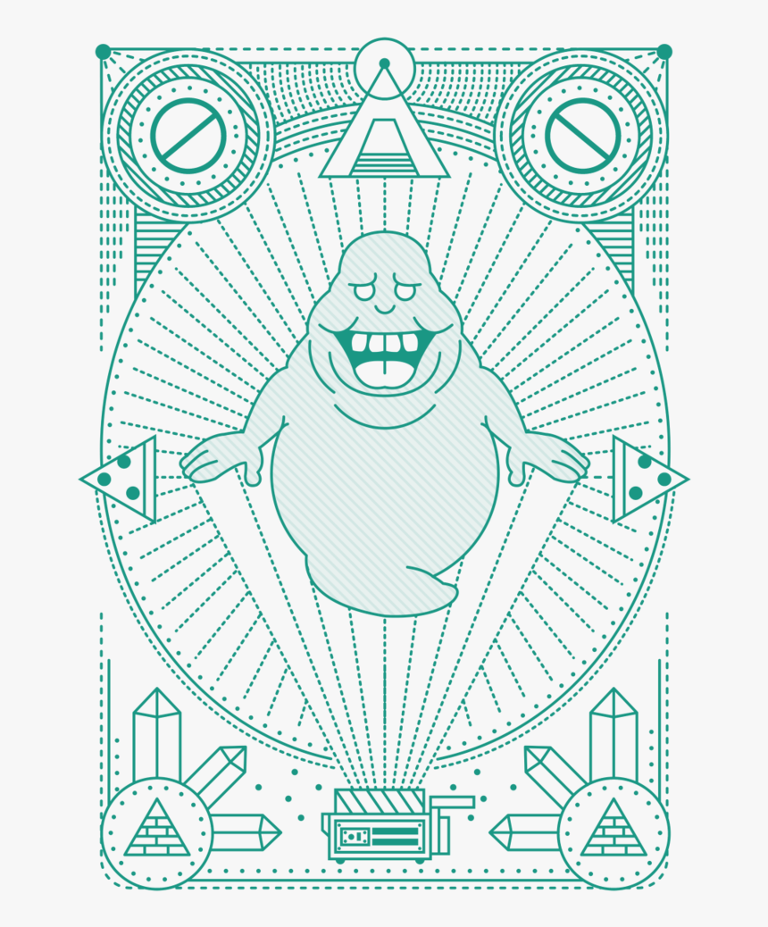 Slimer Jam Canvas Print - Illustration, HD Png Download