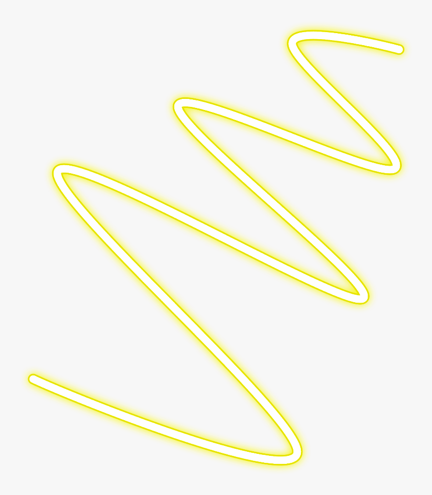 #freetoedit #neon #spiral #yellow #glow #frame #border - Thread, HD Png Download