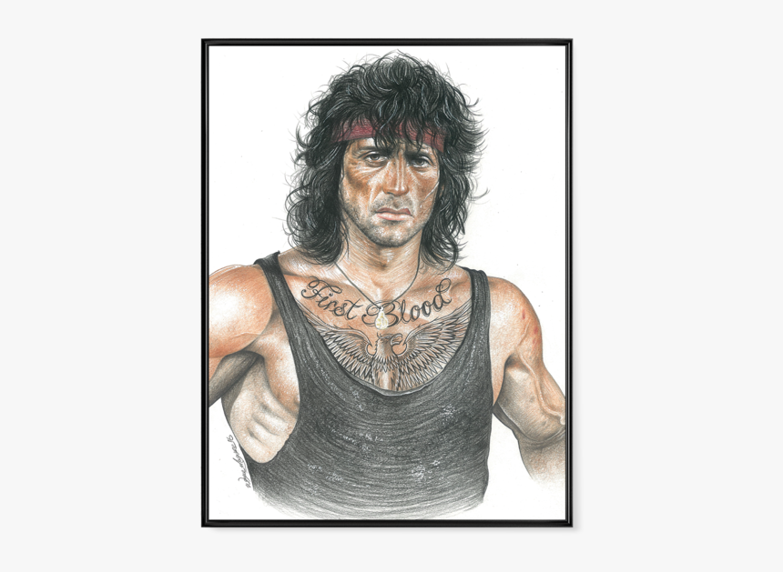 Inked - Rambo - Poster - Poster, HD Png Download
