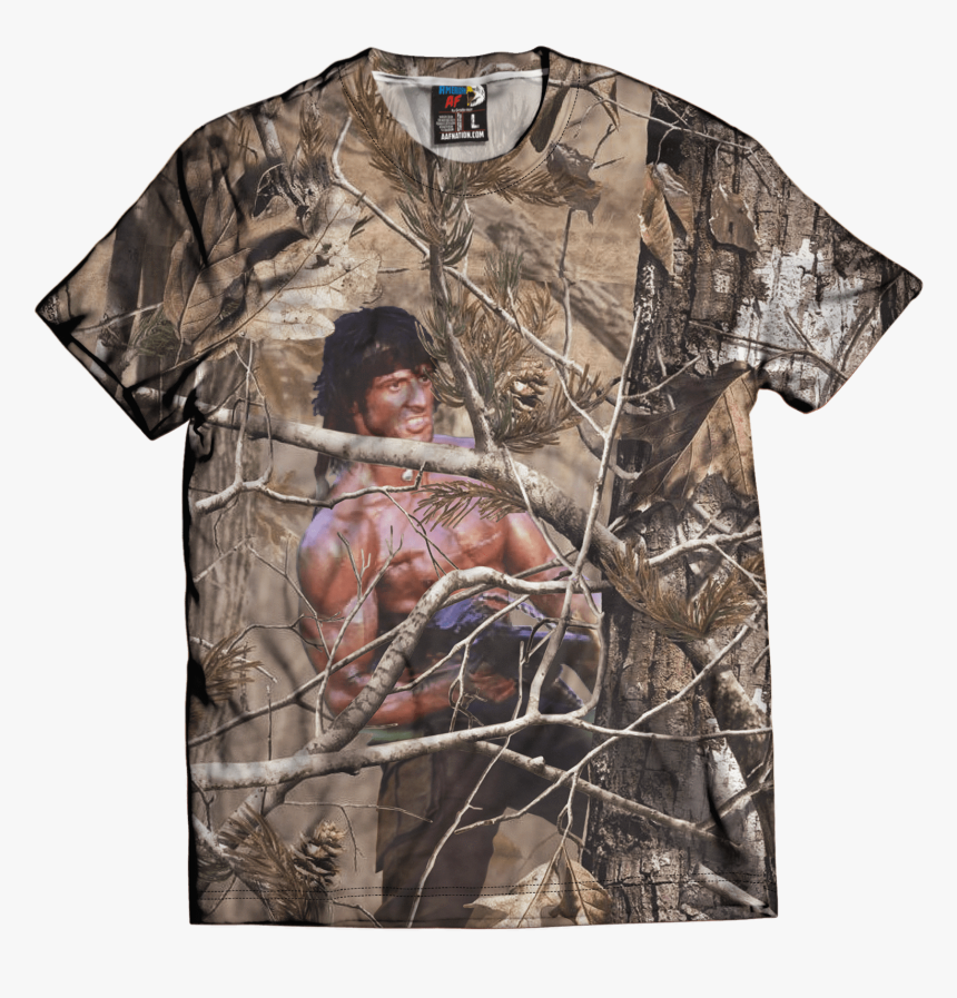 Rambo Tee Camo, HD Png Download