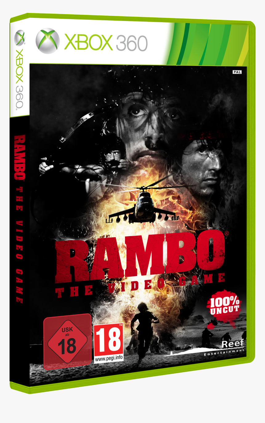 Rambo The Video Game Pc Cover, HD Png Download