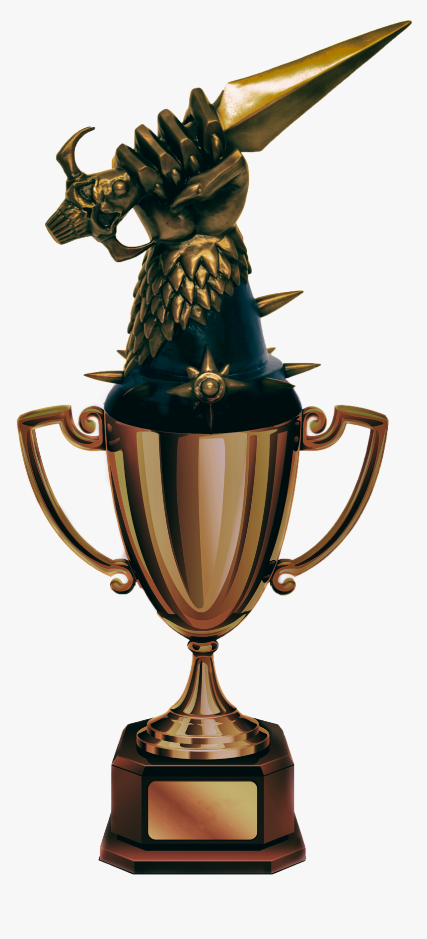 Super Bowl Trophy Clip Art - Blood Bowl Trophy Png, Transparent Png