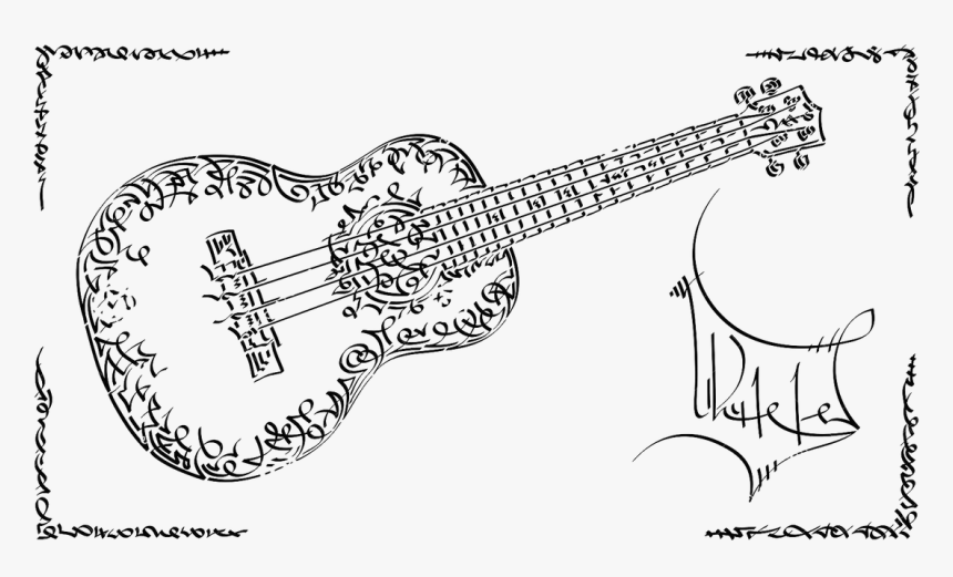 Picture - Dibujo De Un Ukelele, HD Png Download