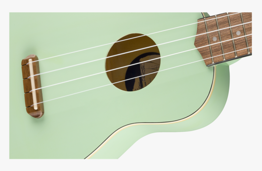 Fender Venice Soprano Ukulele Surf Green Walnut Fingerboard, HD Png Download
