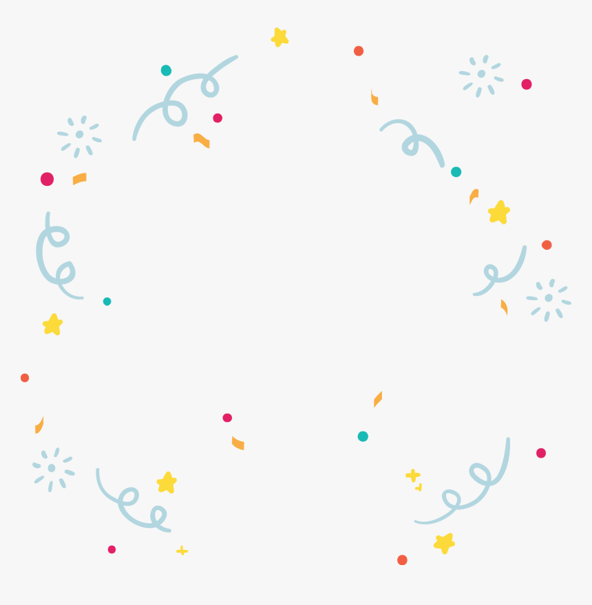 Birthday Confetti, HD Png Download