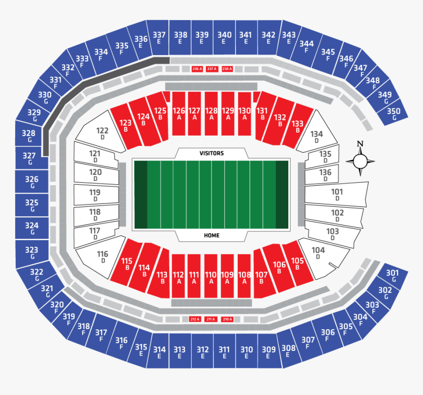 Super Bowl 2019 Seats, HD Png Download