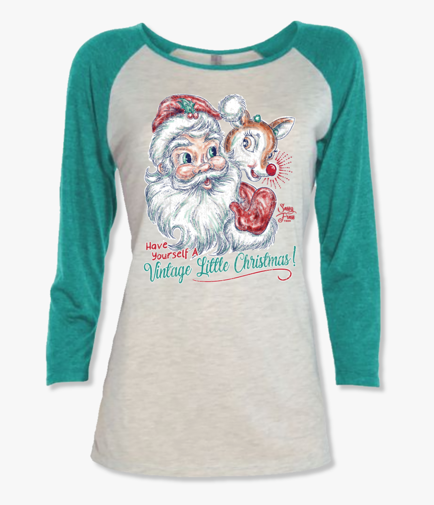 Ladies 3 4 Sleeve Raglan, HD Png Download