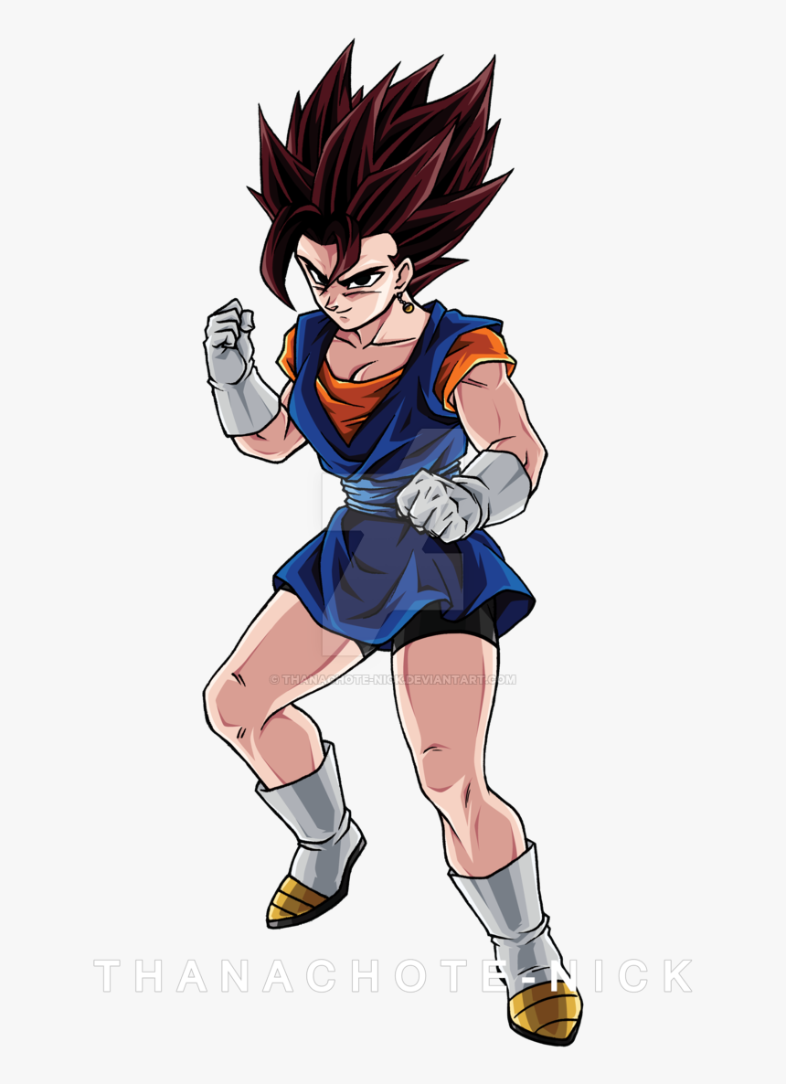 Female Vegito, HD Png Download