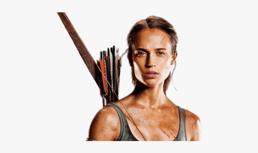 Lara Croft Tomb Raider Close Up - Angelina Jolie Tomb Raider, HD Png Download