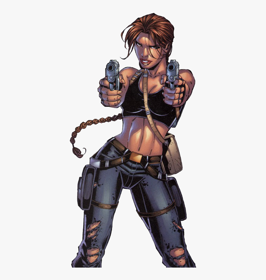Lara Croft Png Image Download - Comic Book Lara Croft, Transparent Png