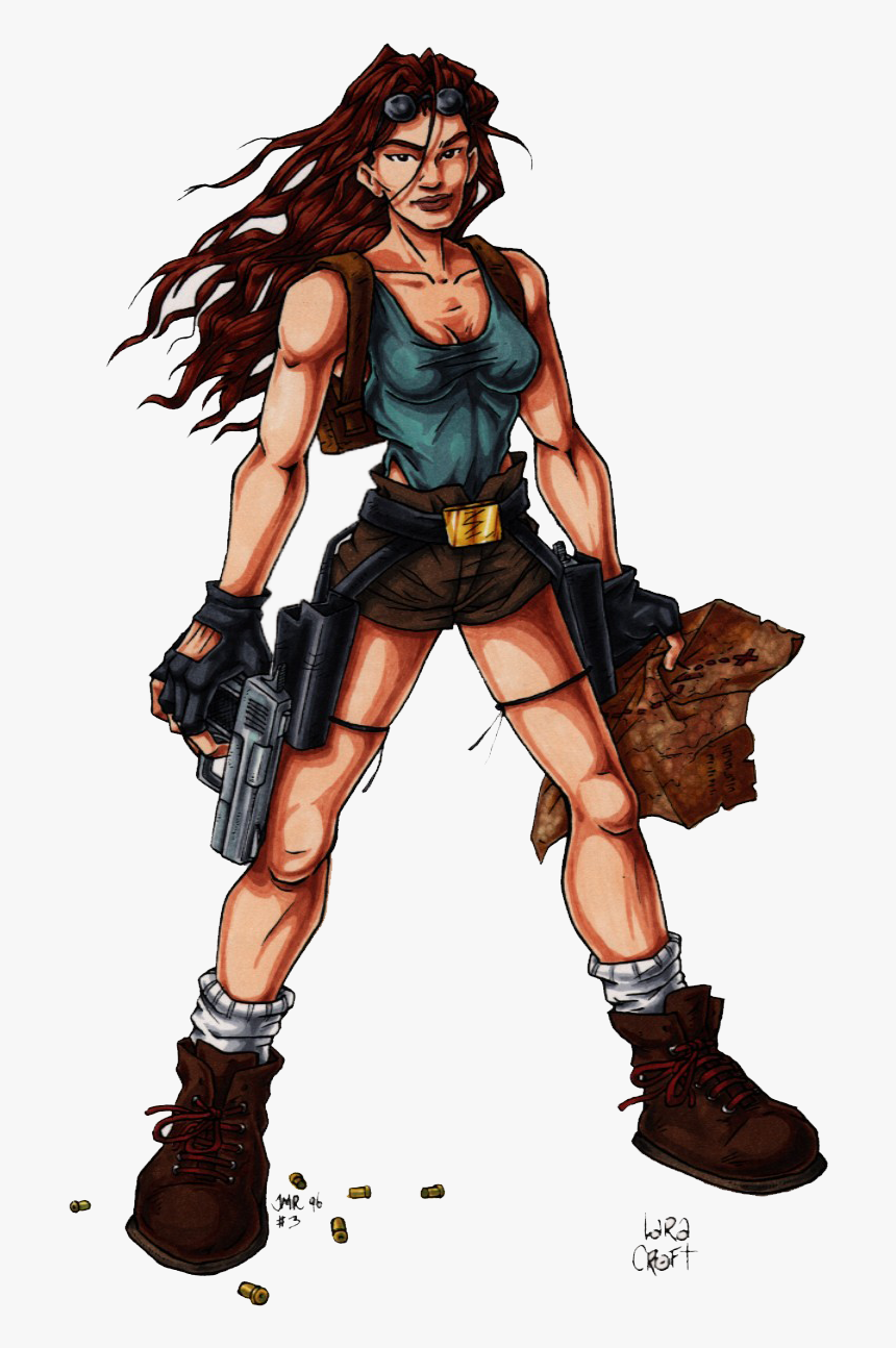 Lara Croft Png Transparent Background - Tomb Raider 2 Lara Croft, Png Download