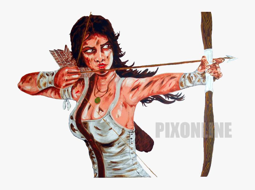 Transparent Lara Croft Png - Sword, Png Download