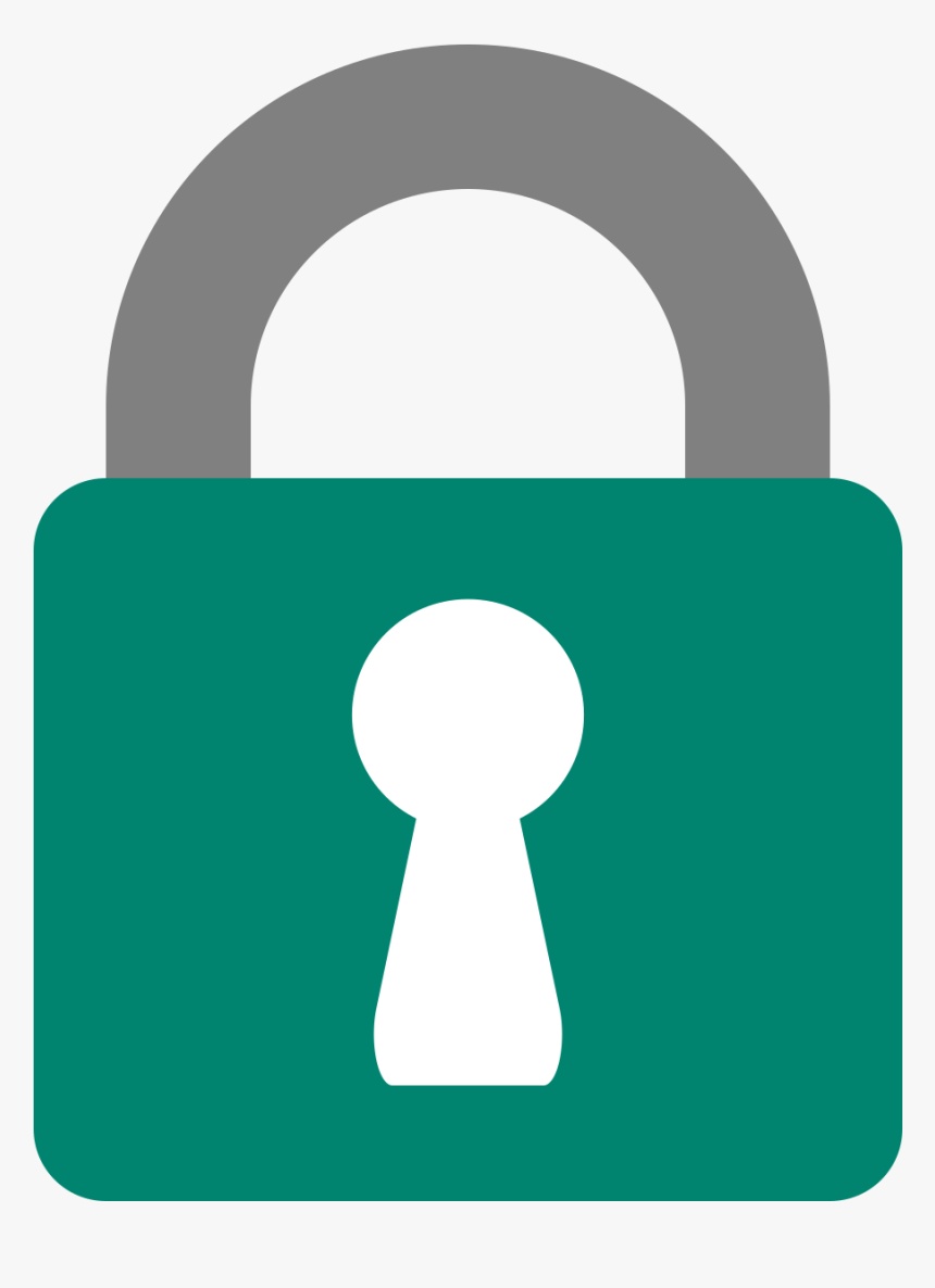 Cascade Protection Shackle Keyhole - Padlock W Center Keyhole, HD Png Download