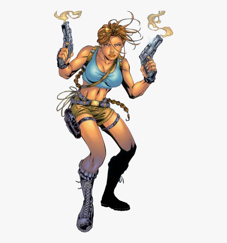 “lara Croft ” - Lara Croft Cartoon Transparent, HD Png Download