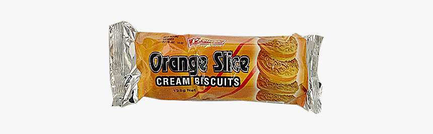 Orange Slice Cream Biscuits - Biscuit, HD Png Download