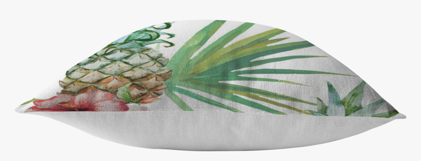 Tropical Plants Flowers Pineapple Pillow Graphic Art - Sardine, HD Png Download