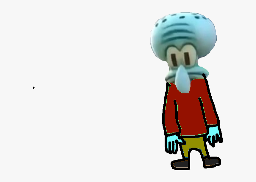 Transparent Squidward Dab Png - Cartoon, Png Download
